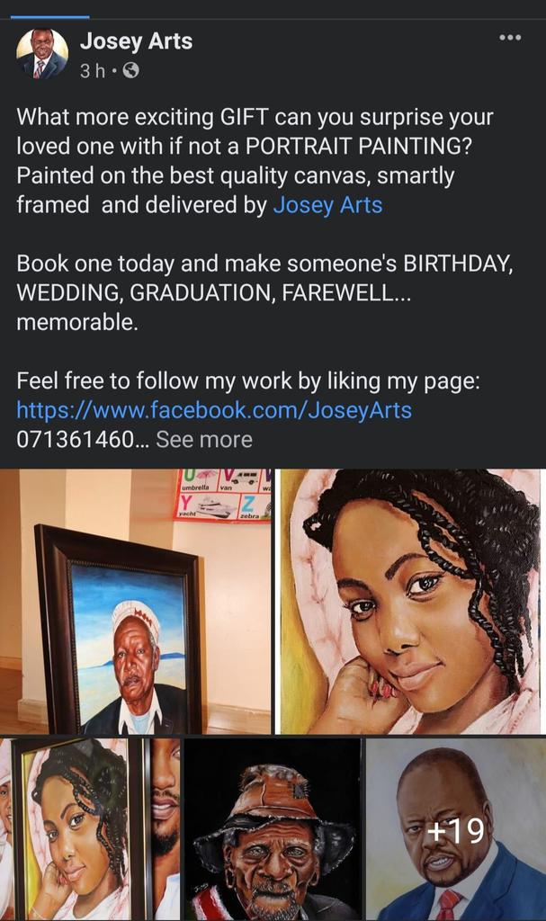 facebook.com/JoseyArts 
Visit his Facebook for more details. 
His work is amazing. 
Promote a brother