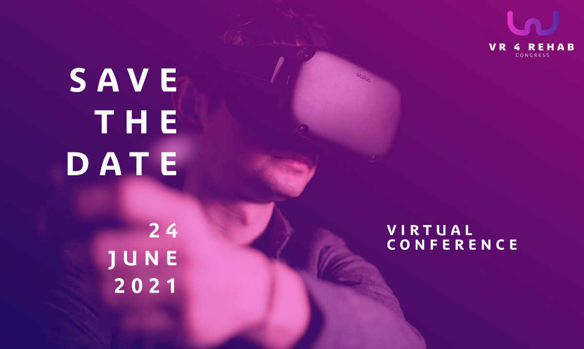 #savethedate: On June 24th, @VR4RehabProject will organize a virtual conference about everything you would like to know about virtual rehabilitation. There will be keynotes by experts from the field, companies will reveal their latest products and (new) projects will be presented