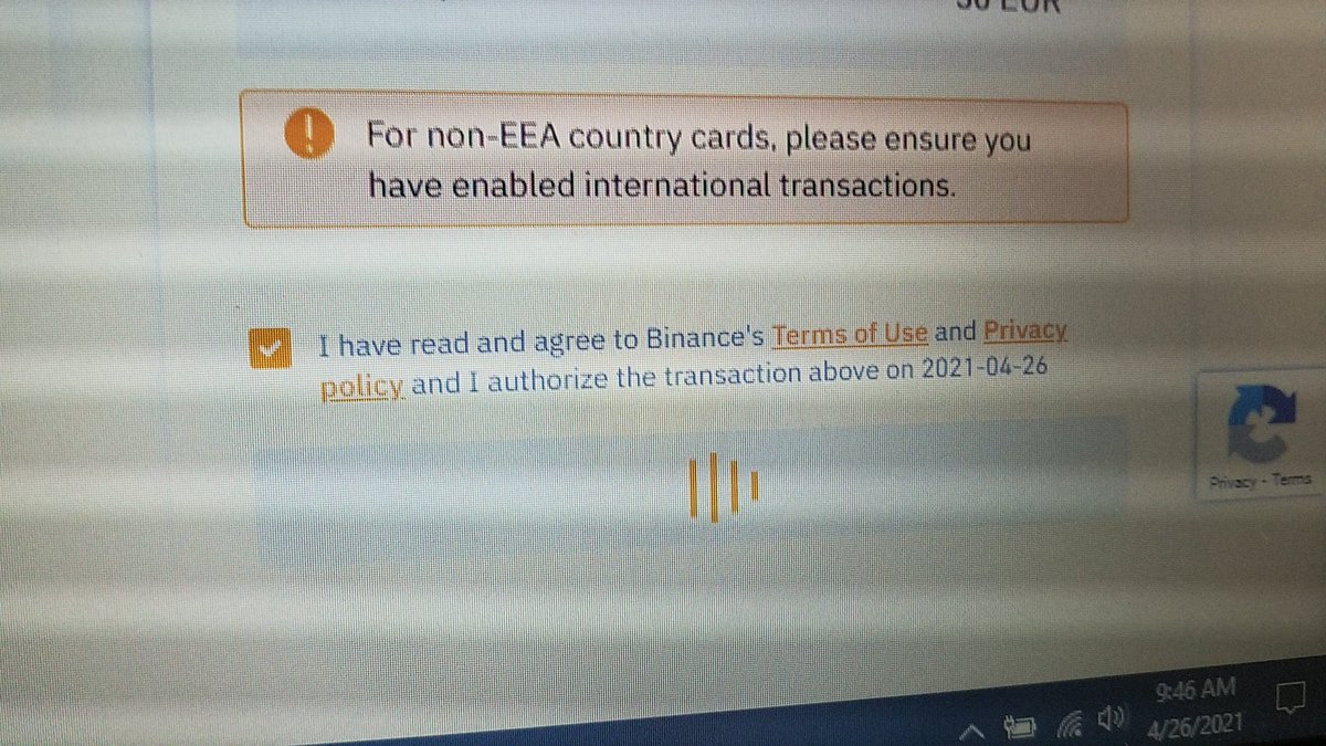 AndiCani12's tweet photo. @binance is there a problem with your servers? I cant deposit from ma credit card. Its been like this for an hour now https://t.co/Qc5y7yWjl8