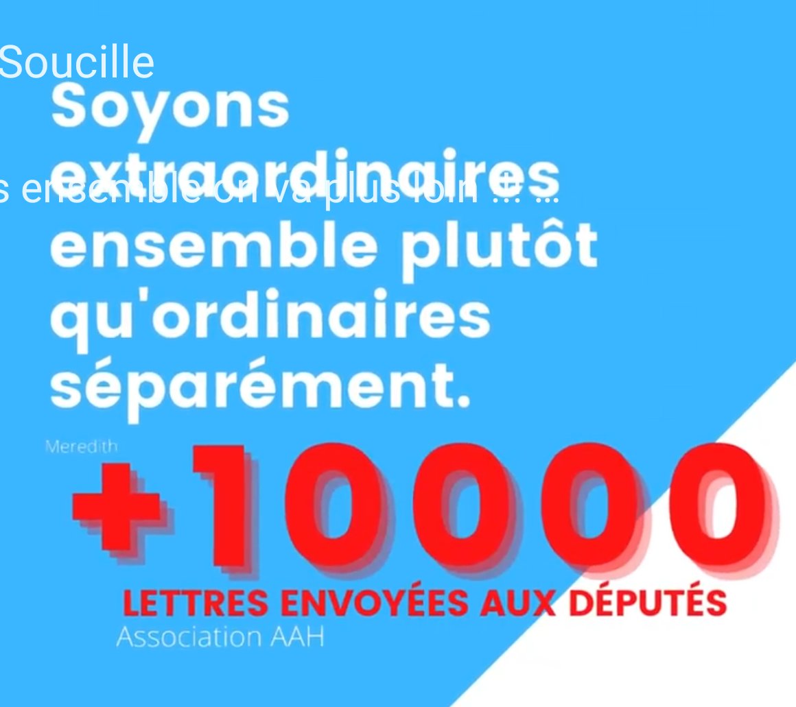 ericanimes1's tweet photo. #aah17juin #SignezPourNotreAutonomie #AAHcouples
@EmmanuelMacron
#Handicap priorité du quinquennat mais pas la Loi #IndividualiserAAH
Disons STOP aux revenus des valides dans le calcul de l'Allocation Adultes Handicapés
Écrivez aux Députés en 1 clic
https://t.co/RfqFB0ccmk https://t.co/iocf5fgkbq
