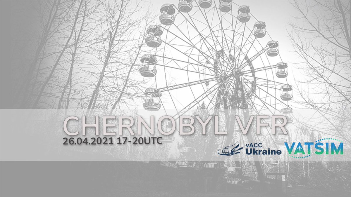 This year is the 35th anniversary of the #Chernobyl tragedy. 

26th of April, 17-20 UTC we're inviting you to make a round trip from the capital of Ukraine - Kyiv (UKBB or UKKK) to Chernobyl Zone and back to Kyiv

Charts, sceneries, details: vats.im/ua/chernobyl-e…

See you!