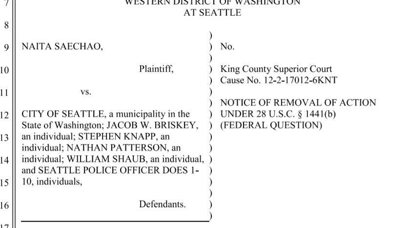 A few years later, Briskey was sued again for incident in which he and several other officers beat, tasered and wrongfully arrested a sleeping man. (5/ )  https://twitter.com/DivestSPD/status/1288638050600235009?s=20