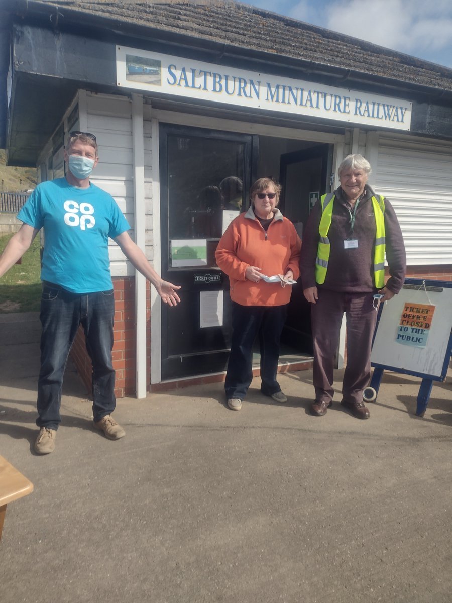 Tim Myer (@co_op_tim) on Twitter photo They're back! Keeping this community asset 'on track'
'All aboard' yesterday, with the amiable #volunteers at #Saltburn Miniature Railway. (Co-op local cause).
#ItsWhatWeDo <a href="/RedcarCleveland/">Redcar & Cleveland</a> #Redcar #Marske They're back! Keeping this community asset 'on track'
'All aboard' yesterday, with the amiable #volunteers at #Saltburn Miniature Railway. (Co-op local cause).
#ItsWhatWeDo <a href="/RedcarCleveland/">Redcar & Cleveland</a> #Redcar #Marske