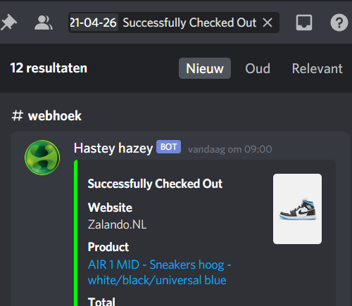 ZalandoBE's tweet photo. Mornings with @HazeyAIO 
@BoetProxies https://t.co/iMn1HWBfLc