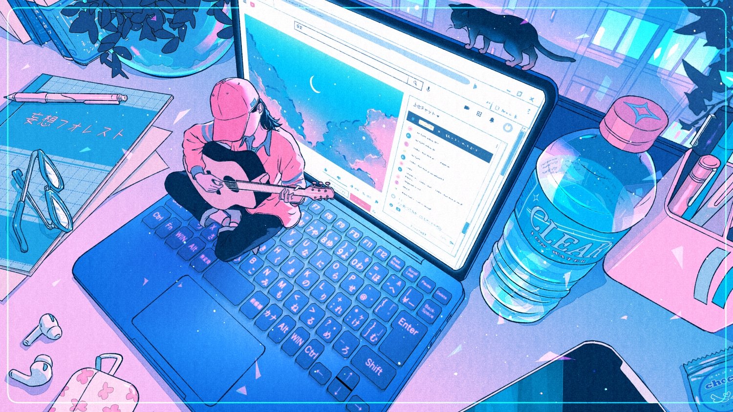 تويتر Wacca わっか على تويتر Project Natsu様 Project72 のオリジナル曲 あるはずだったもの のイラストを担当させていただきました インターネット世界の片隅で歌う というコンセプトで活動されています Natsu様の綺麗な歌声を是非チェックし