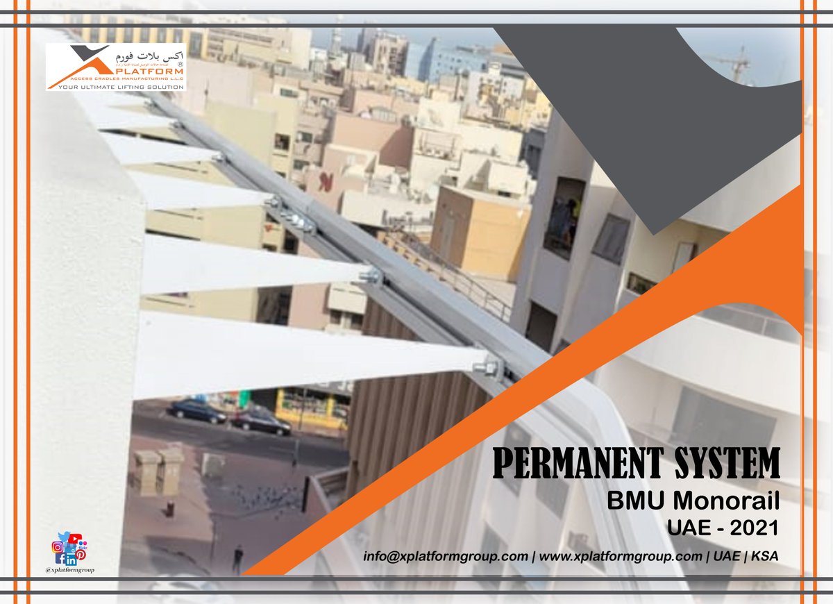 Xplatformgroup's tweet image. BMU Monorail
Dubai-Al Mamzar
UAE-2021

info@xplatformgroup.com
xplatformgroup.com

#Projects2021 #xplatformprojects #cradles #bmu #scaffolding #cleaning #platforms #aluminum #scissor #lift #elevator #Construction #glass #XplatformGroup #uae #ksa