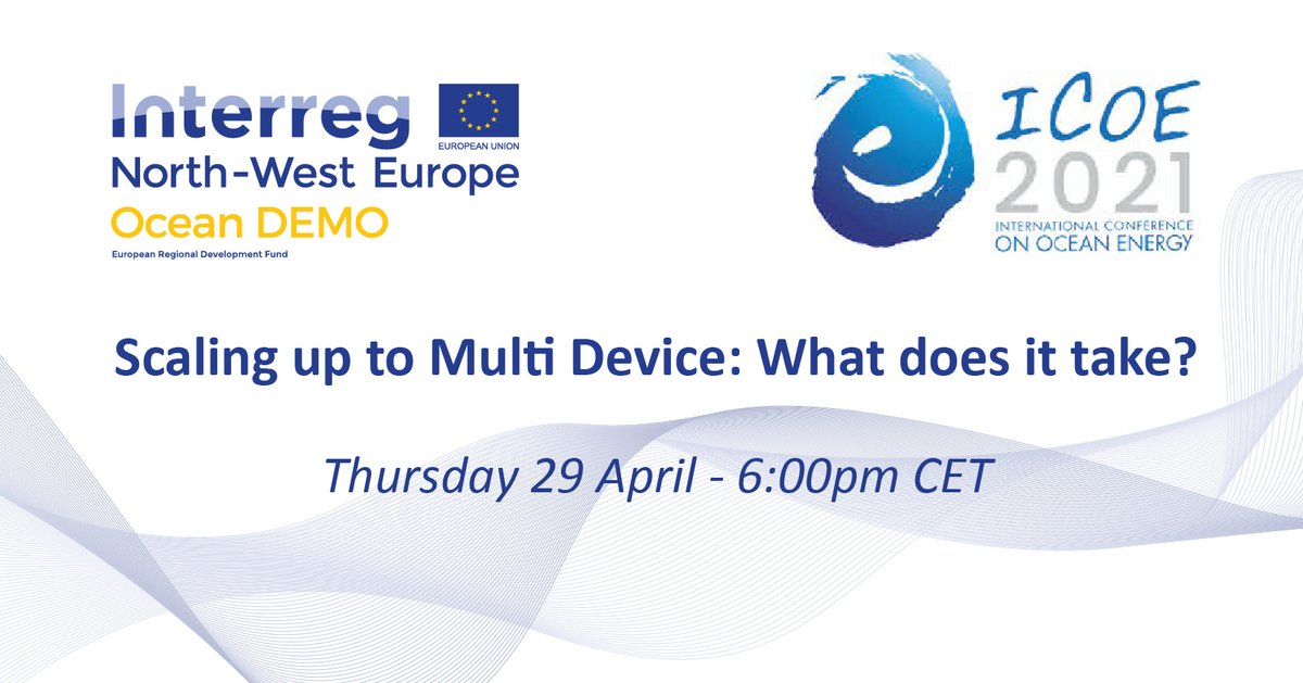 2 days left to #ICOE2021! Register now & join our Ocean DEMO session on Thursday. Lisa Fitzpatrick @EMEC_Ltd, James Murray @Orbitalmarine & Thomas Soulard @CentraleNantes will discuss what's needed to scale up to multi device ocean #energy farms eventscribe.com/2021/ICOE/inde…