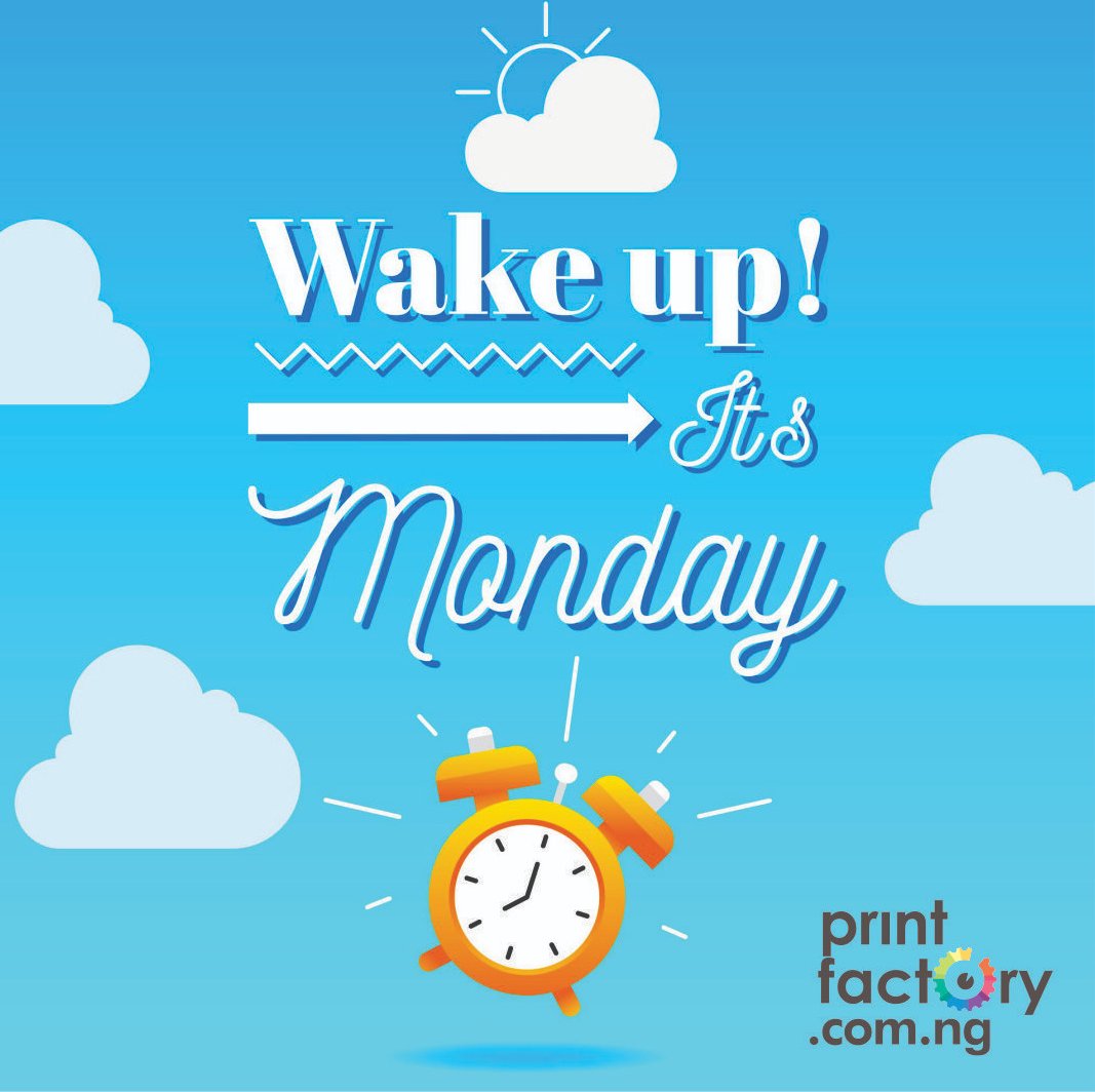 Printfactoryng's tweet image. Let your week start with good vibes.

Hello Monday! 😁

#printfactoryng #goodvibes #mondaymotivation #mondayvibes #motivationalquotes #newweek #newweeknewgoals