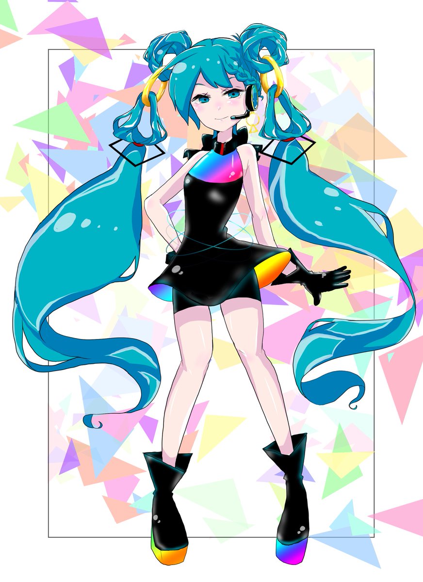 初音ミク 「ifなとミクちゃん!可愛いネ! 」|マジカルなとり2023︎✊🏻´‐のイラスト