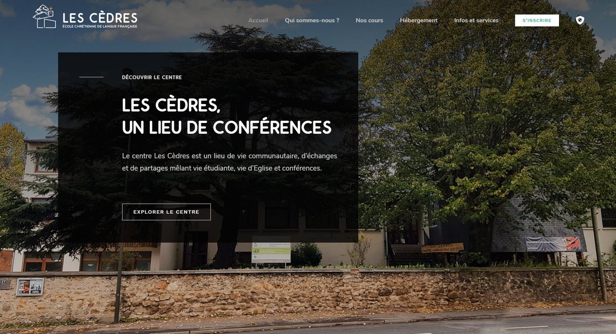 Découvrez notre tout nouveau site Internet : lescedres.com !