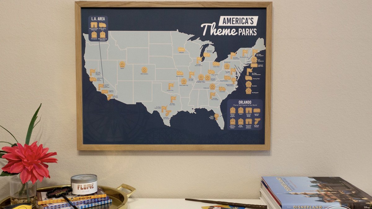 Attractions's tweet image. Check out this cool new theme park scratch off poster where you can track each theme park you’ve been to! #sponsored - Get yours at buff.ly/2QXg61J