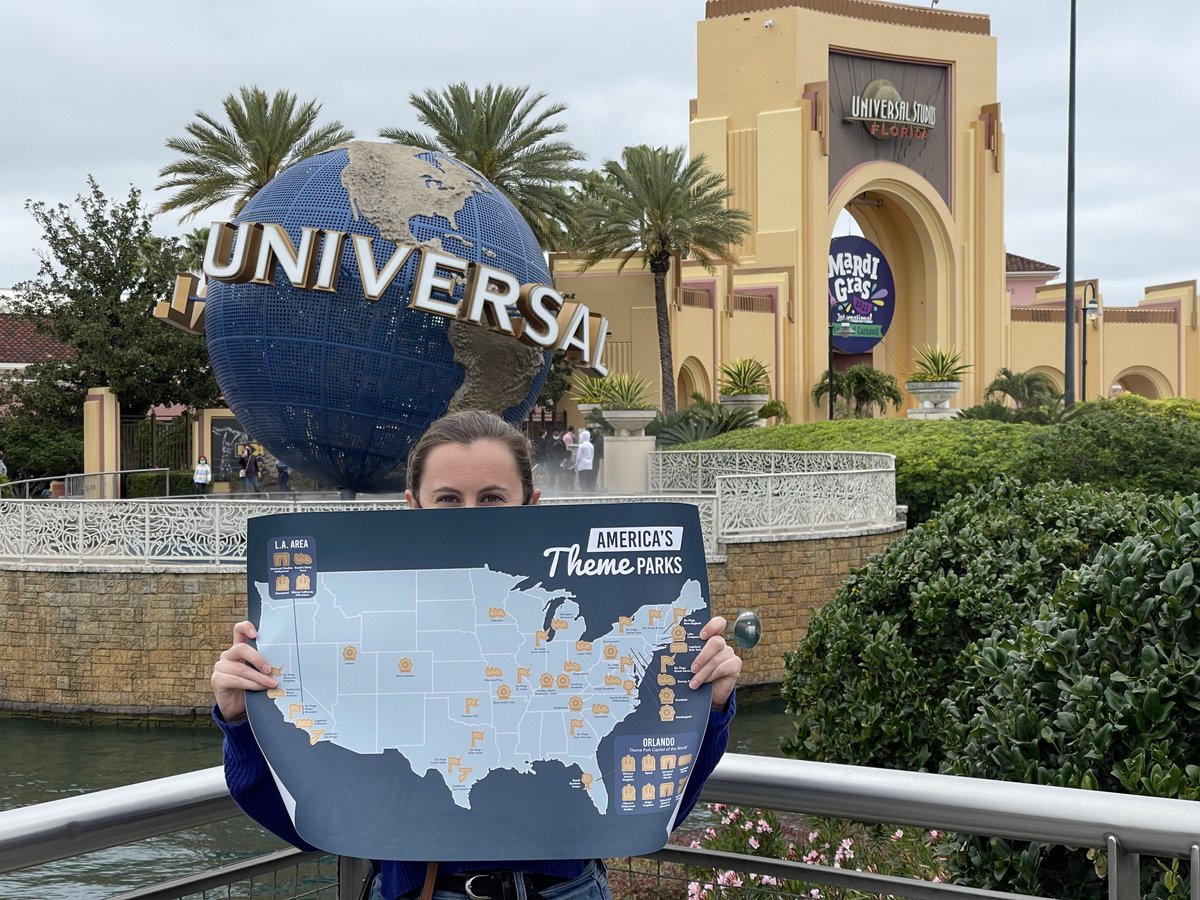 Attractions's tweet image. Check out this cool new theme park scratch off poster where you can track each theme park you’ve been to! #sponsored - Get yours at buff.ly/2QXg61J