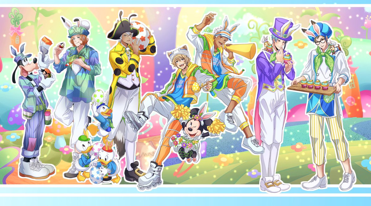 dキャラと一緒に生徒14人でヒピホピ Amp うさたまダンサーさんの衣装着てもらった 遅くなったけど ハッピーイースター ツイステファンアート dキャラと一緒に生徒14人でヒピホピ Amp うさたまダンサーさんの衣装着てもらった 遅くなったけど ハッピーイースター ツイステファンアート