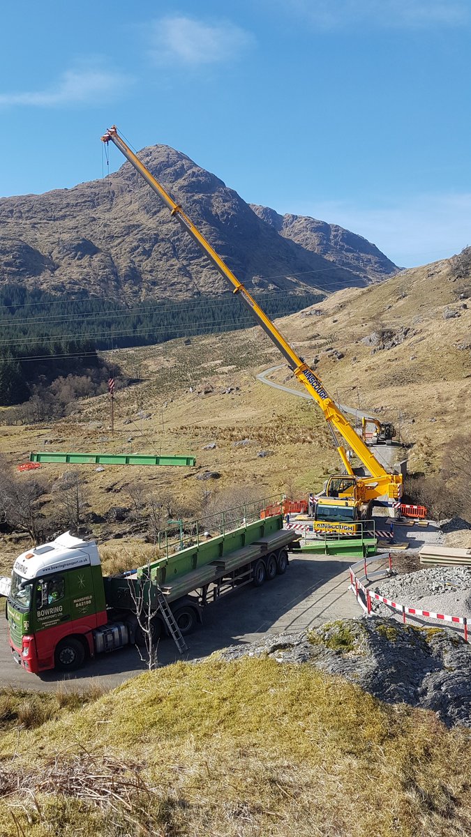 vGroundforce Bridge, bridge the bridge!

Take a look at the photos below of a 12.6m x 3.5m Vehicle Bridge which has been installed in the highlands of Scotland to span an existing weak bridge. lnkd.in/dHXux5b #GroundforceBridge #BridgingTheGap