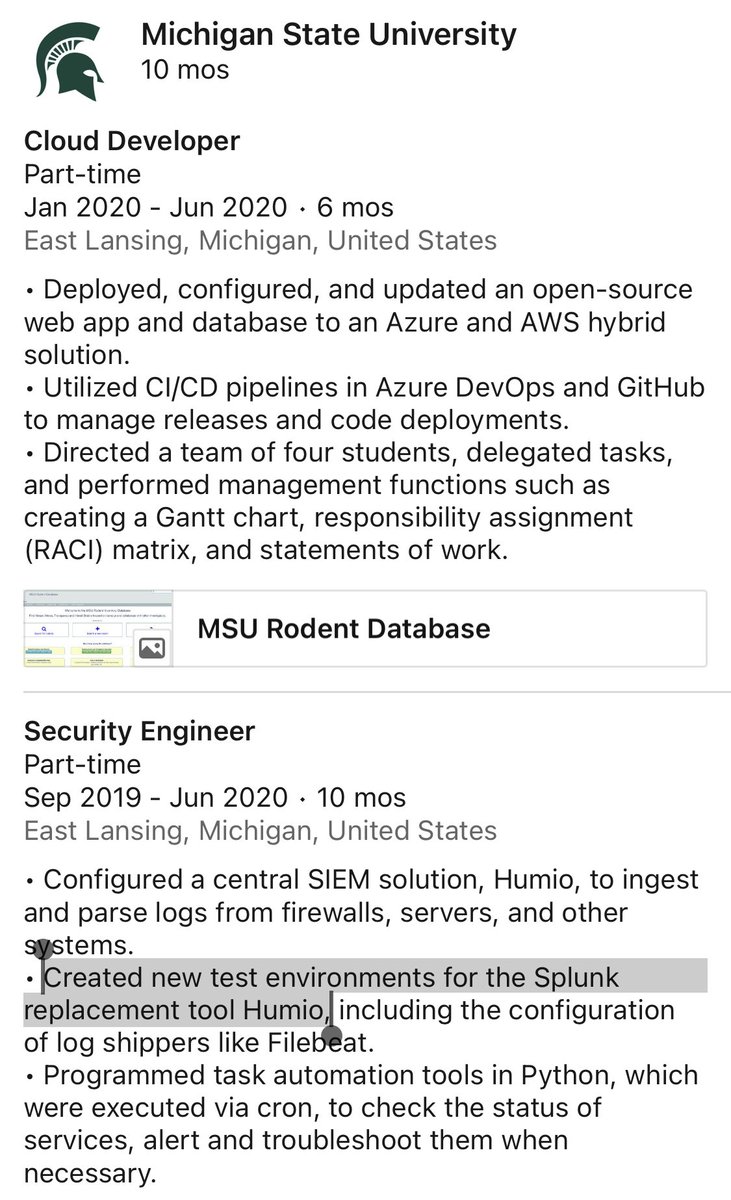 7/ Michigan State University replace  $SPLK with Humio (acquired by  $CRWD) for the logging use case. This acquisition could mean that  $CRWD, a Splunk customer might eventually move away as well.