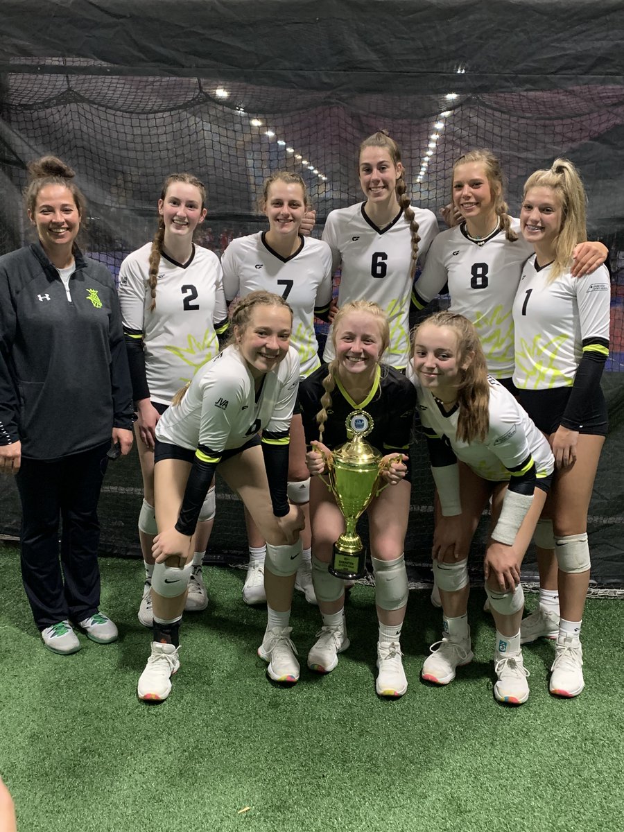 LBpineapple's tweet photo. Congrats to Team Pineapple 15 Black for their first place finish at Lakeshore Volleyfest AAU Super Regional. https://t.co/yNlpyoMcsb