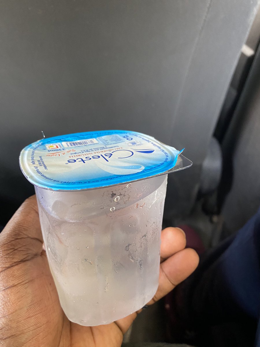 But Abidjan in scorching hot and they sell water in this containers. Drank 2 and I’m still thirsty.