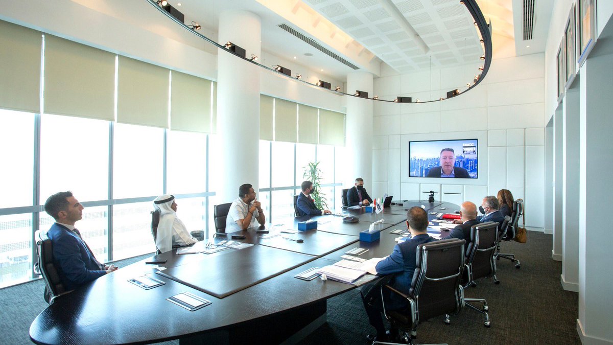 Dmcc Senior Executives Of Dmcc And Dgcx Welcomed The Delegation From Itatradeagency Led By Carlo Ferro President Italian Trade Commission In Almas Tower Today The Group Discussed Uae Italy Trade Ties