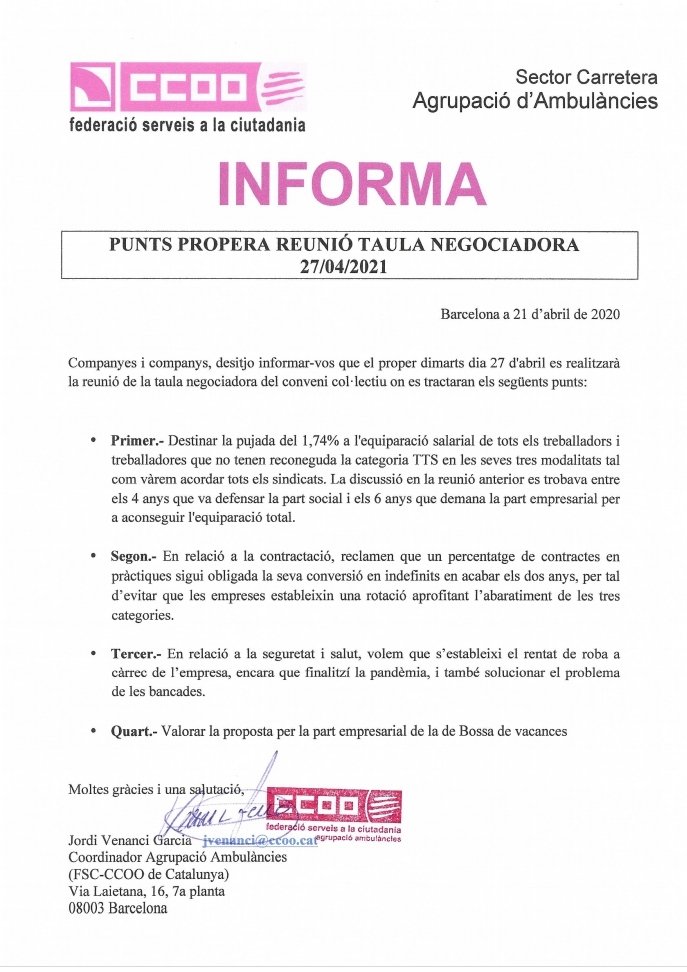 #portalliteres #ajudant #conductor la reunió que demà es realitzarà t'interessa i t'afecta. 

L'equiparació a categories #TTS.

#TES #TTS #TSNU #TSU