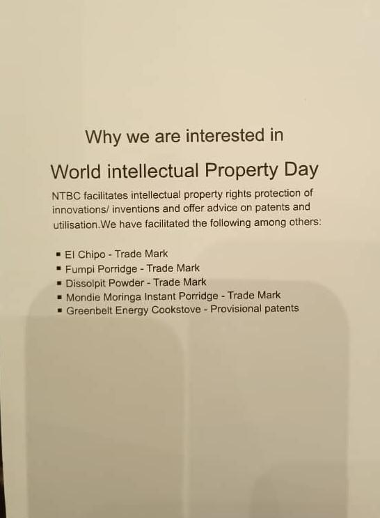 Today we join the rest of the world in commemorating the World Intellectual Property Day. The revised Intellectual Property Policy launched today further highlights our role as NTBC in the transfer, commecialisation and innovation promotion ecosystem.