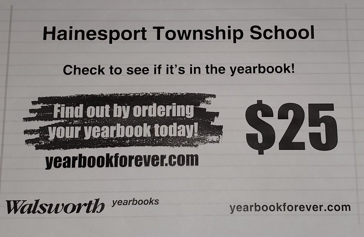 Happy Monday! We have a lot to celebrate today as our classrooms and halls are filled with our students! 

What a better way to commemorate this year by buying a yearbook! This year is one for the books! #hawksconnect
