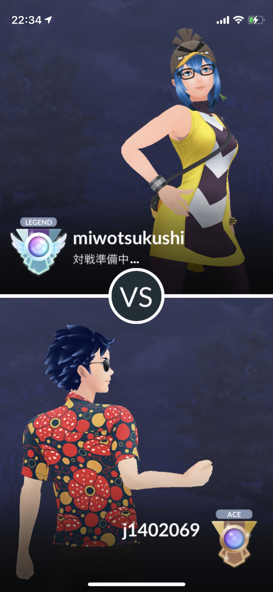 Keisuke はじめて有名人と対戦した 対戦ありがとうございました ポケモンgo Gbl みをつくし T Co 7g4snul0ez Twitter