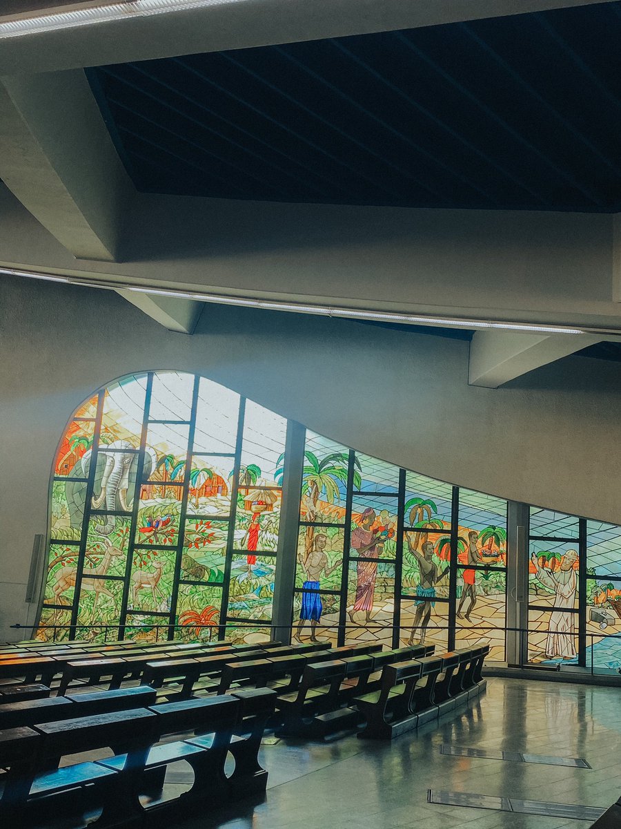 I particularly liked the stained glasses in the St. Paul’s Cathedral, Abidjan.