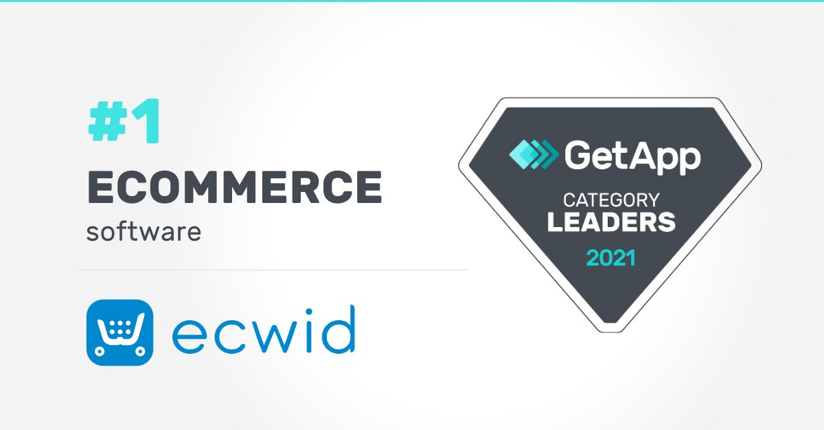 GetApp's tweet image. 📣 Best eCommerce Software of 2021: @ecwid takes the #1 spot in @GetApp's 2021 #CategoryLeaders ranking! 🏆 👏 
See the full ranking ➡️ bit.ly/2DyioO6