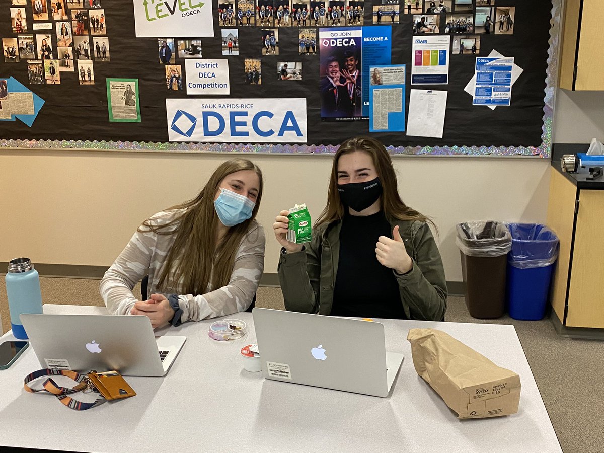 Good luck Maggie and Josie as they finish prepping for finals in SBE Food!  #NextLevel #ProudAdvisors