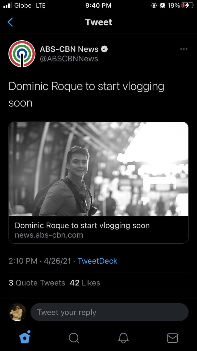 iamcocoalluring's tweet photo. Yey!!! Papa Doms lang malakas๐ช๐ช
Thank you @abscbnnews @manilabulletin
Worldwide na nag aabang sa First Vlog ni Papa Doms
#supportbeadom
Bea Alonzo and Dominic Roque https://t.co/lBEdW7JZeQ