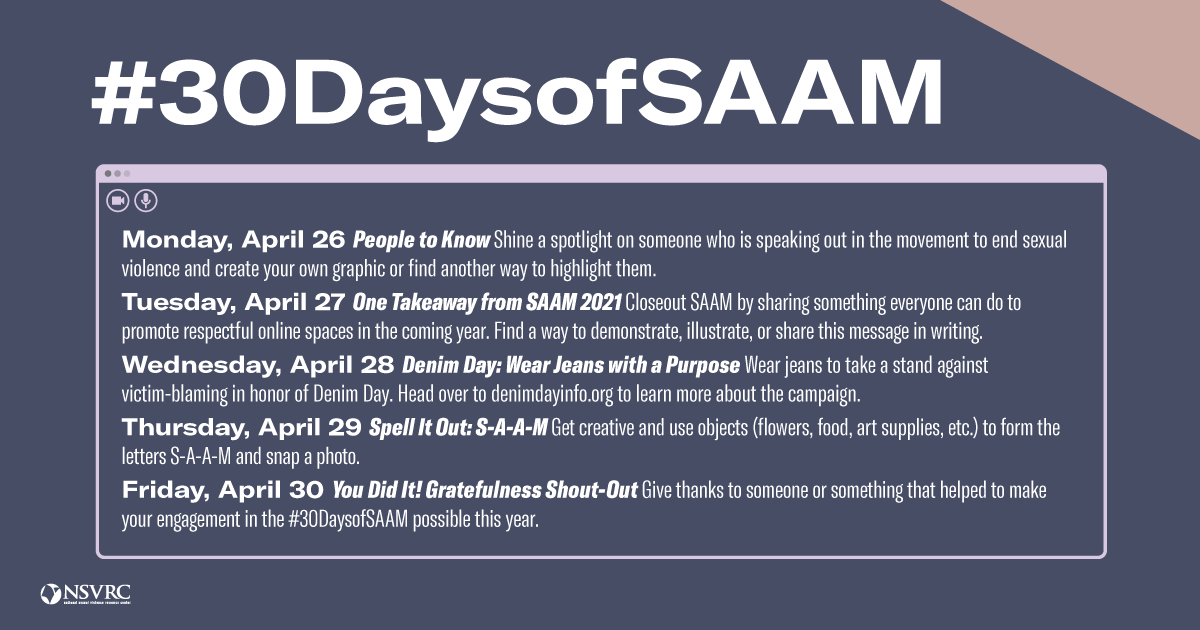 National Sexual Violence Resource Center tweet media