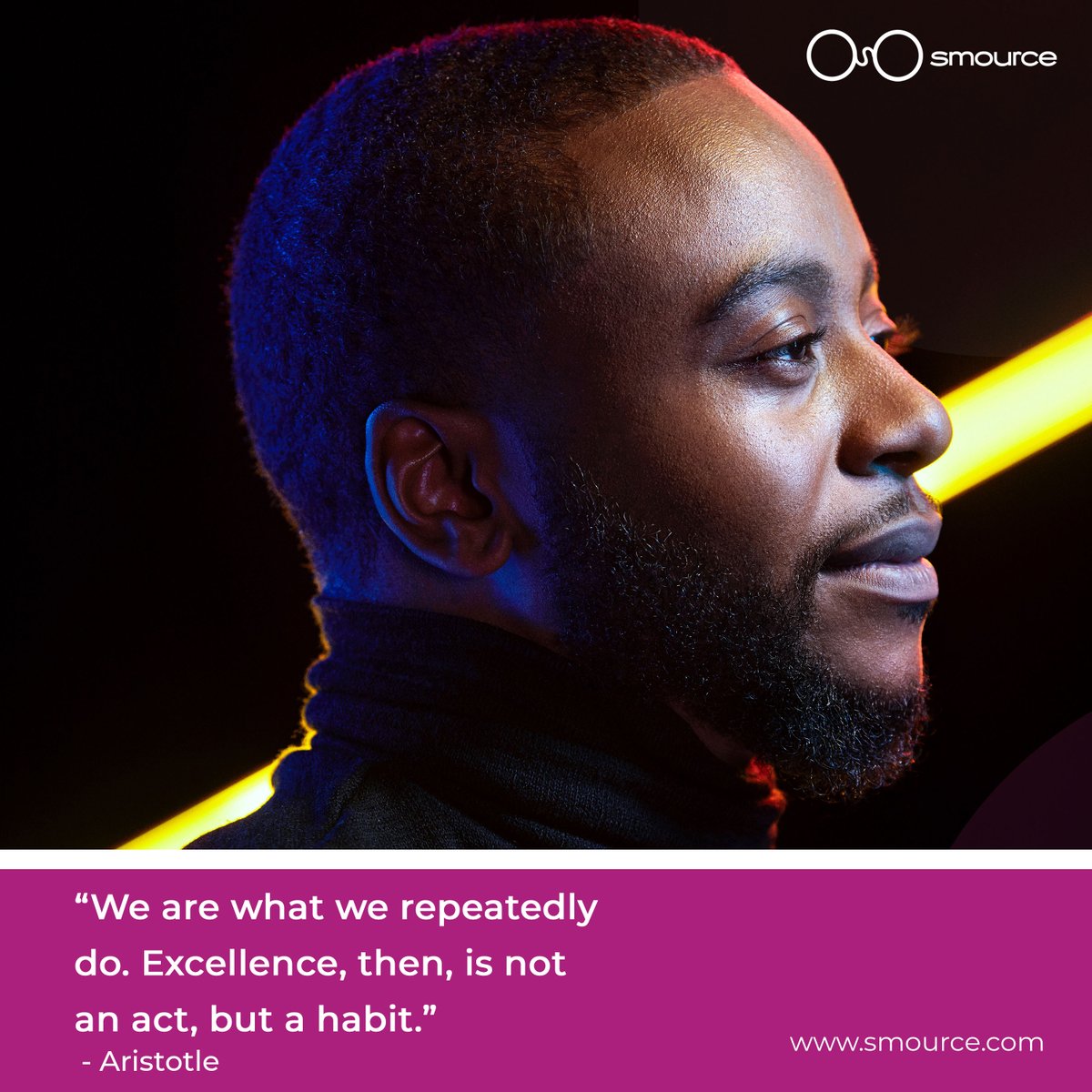 SmourceTech's tweet image. Habitualise excellence and achieving will become easier. If you need excellent support services to run your business smoothly, Smource is definitely the right choice for you. #Smource #Business #WorkFromHome #Success #Quotes #QuotesofTheDay #NeverGiveUp #MondayMotivation #Success