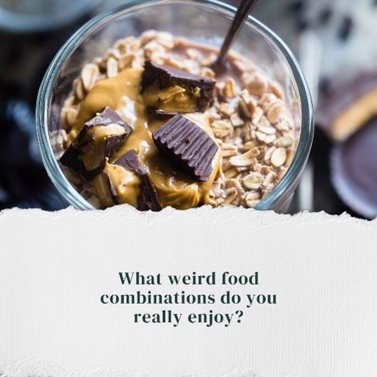 stewartaccounts's tweet image. What weird food combination do you really enjoy? 🤔

#FunBreak
#QuestionTime
#StewartAccounting