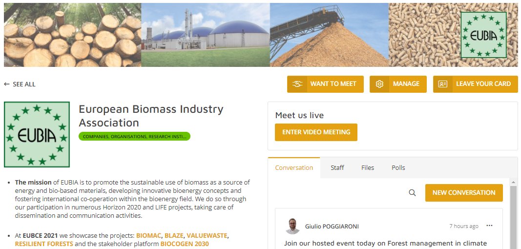 EUBIA (@eubia1) on Twitter photo Come visit us at the #EUBIA Booth at this year's <a href="/EUBCE/">EUBCE - European Biomass Conference and Exhibition</a> Conference!
We will be answering all your questions regarding us and our #EUprojects <a href="/BlazeH2020/">BLAZE</a>, <a href="/ValuewasteP/">ValueWaste Project</a>, <a href="/LIFE_RESILIENT/">LIFE RESILIENT FORESTS</a>, #BIOCOGEN2030 and #BIOMACeuproject
To join us, please register here: eubce.com/registration Come visit us at the #EUBIA Booth at this year's <a href="/EUBCE/">EUBCE - European Biomass Conference and Exhibition</a> Conference!
We will be answering all your questions regarding us and our #EUprojects <a href="/BlazeH2020/">BLAZE</a>, <a href="/ValuewasteP/">ValueWaste Project</a>, <a href="/LIFE_RESILIENT/">LIFE RESILIENT FORESTS</a>, #BIOCOGEN2030 and #BIOMACeuproject
To join us, please register here: eubce.com/registration