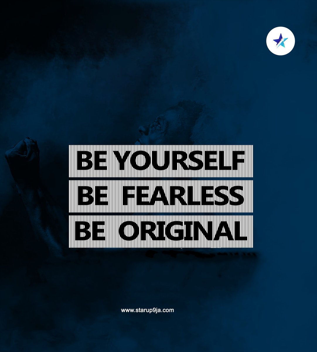 StarUp9ja's tweet photo. Be Yourself
Be Fearless
Be Original
#talentshow #starup9ja #dancers #comedian #singers #poetry #poet #noverty #student #aspiringpoet #aspiringmusician #aspiringdancer #aspiringsinger #nigeriamusicartist #nigeriadancers #nigeriapoetry #nigeriacreatives #nigeria https://t.co/lHQdPuLlnV