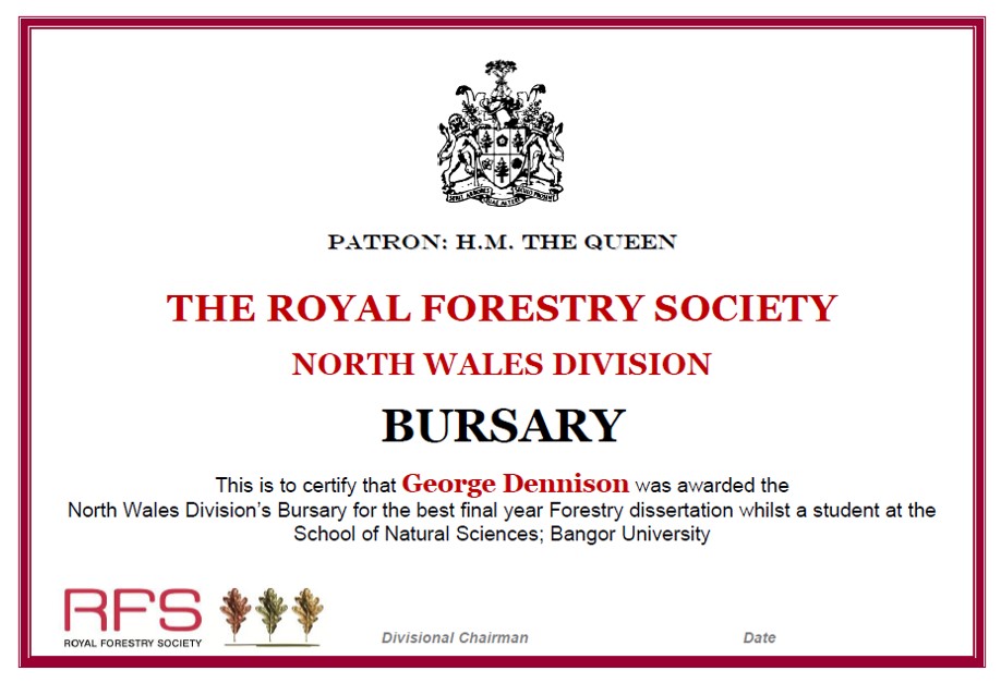 George Dennison (MFor Forestry w/ International Experience, former  @Bfsa_forestry president & former  @ifsadotnet board member) is now working with  @SylvaFoundation as a forester  https://sylva.org.uk/people . George’s outstanding dissertation was recognised by  @royal_forestry (11/-)