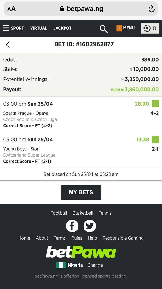 BAYOBET's tweet photo. VERIFIED WIN FROM @BAYOBET 
+2348113947398. 

#mondaythoughts #Oscar2021 #AcademyAwards #Crypto don jazzy.  #YourViewTVC kaduna state University. Boko Haram. https://t.co/EODVV5SwCX