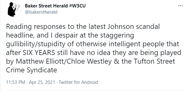 Shanker Singham left the Institute in March 2018, to take his team to another questionable free-market think tank, the Institute of Economic Affairs, & Tufton St favourite Matthew Elliott (co-founded the TaxPayers' Alliance/director of Vote Leave) left in May 2018.