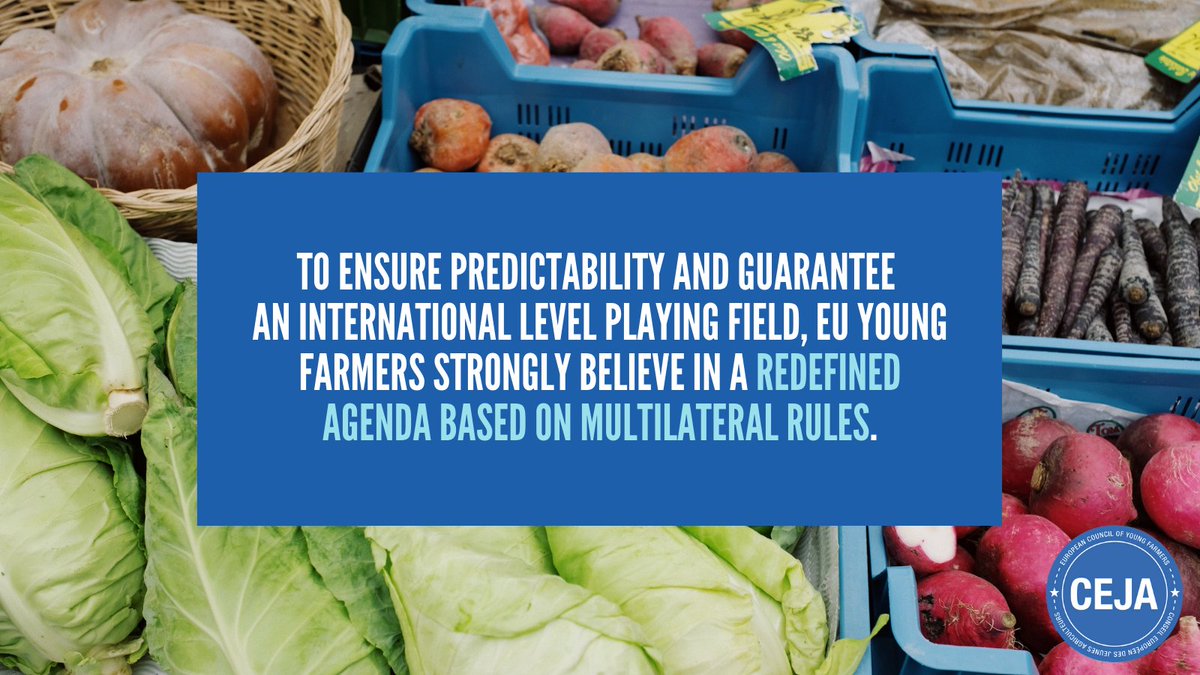 #TradeDay2021 - To grasp the full potential of international #trade, EU young farmers believe that #multilateralism is the way forward for sustainable and fair trade in the future. Learn more about young farmers' take on trade ➡️ cutt.ly/pv4uLkO.