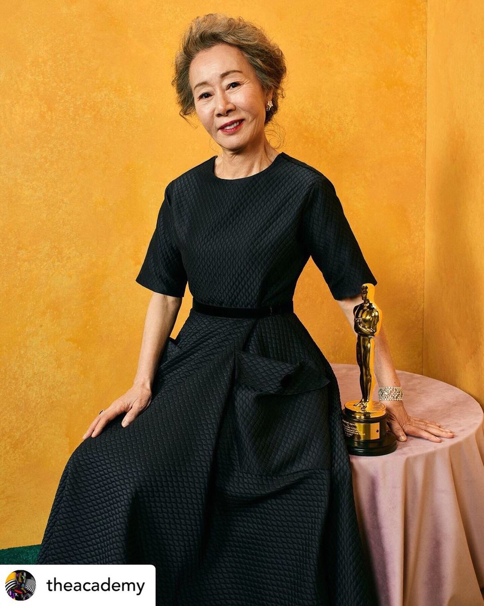 #Minari star Youn Yuh-jung’s win in the Best Supporting Actress category makes her the first Korean actor to be recognised with an Academy Award ✨✨✨✨✨💖🌠🌠🌠🌠