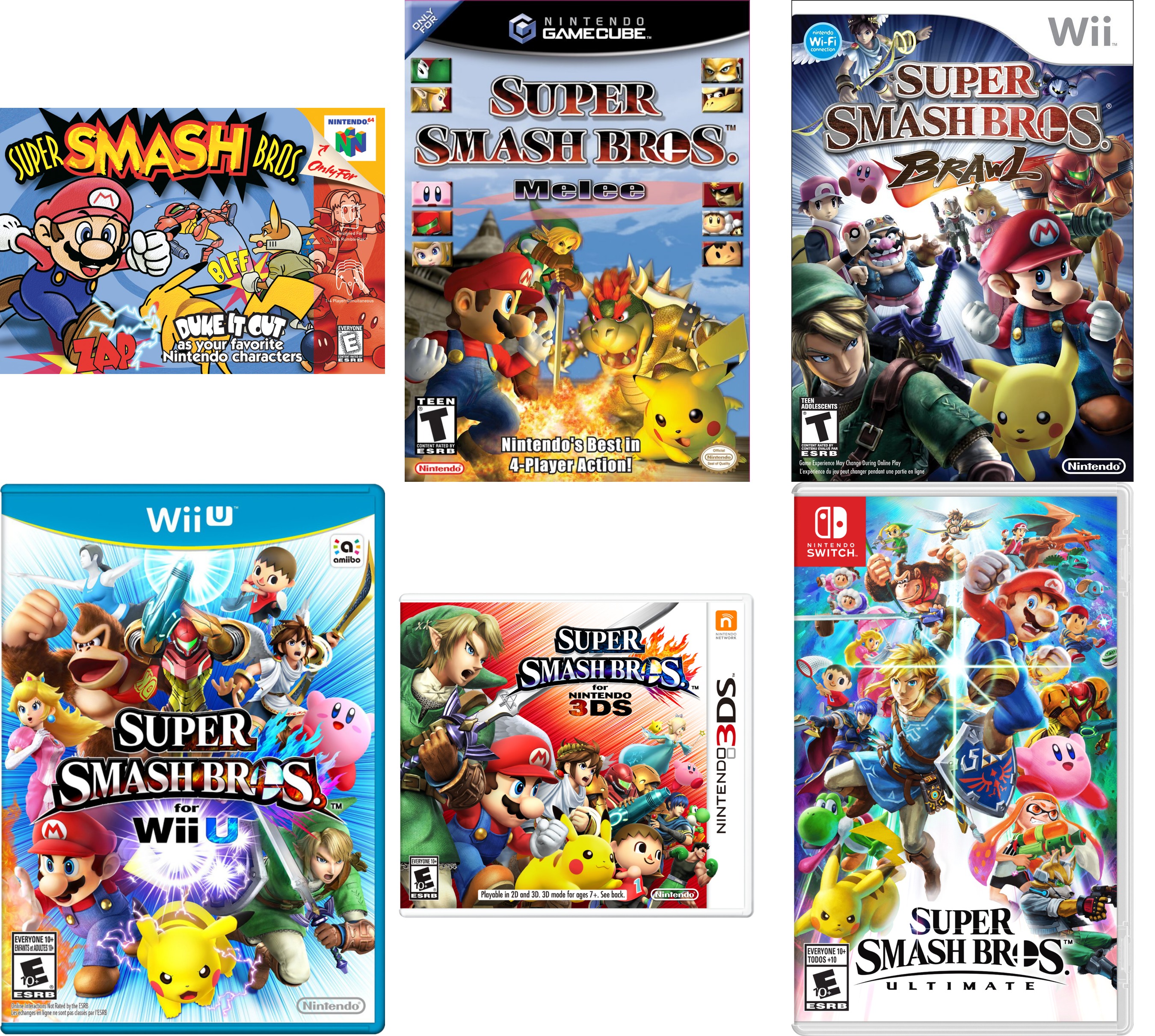 Best Super Smash Bros. Games Of All Time