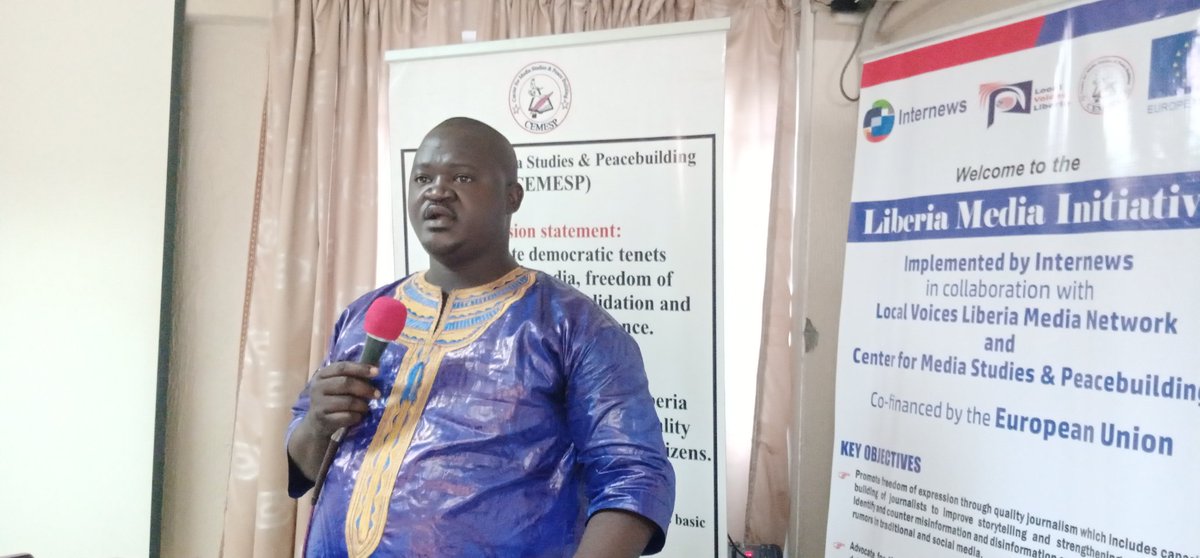 Ongoing:
Freedom of Information Investigative Reporting Training for Liberian Journalists implemented by the Center for Media Studies and Peace Building and <a href="/Internews/">Internews</a> with funding from the European Union