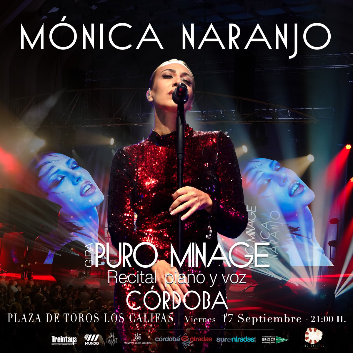 🤔¿Ganas de concierto?❤️
🔊🔊🎤Ya a la venta las entradas para el concierto deMónica Naranjo #PuroMinage   <a href="/monicanaranjo/">Mónica Naranjo</a> en Córdoba 🔊🔊
📅 17 de Septiembre 2021
🏟️ Plaza de Toros los Calilfas
🎟️ Entradas en bit.ly/3sRy82s