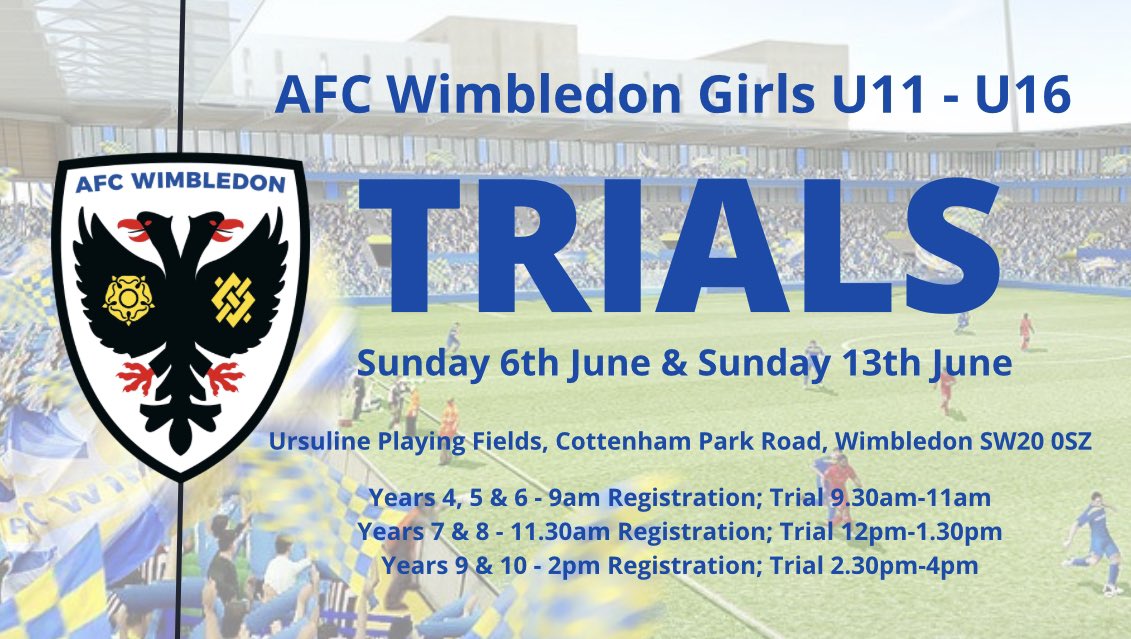 Trials Excited To Announce Details To Our Upcoming Girls U11 U16 Trials Please Register Now For Your Chance To Get Involved Docs Google Com Forms D E 1faipqlsfvirpn7fxwomuhcwif7t3afx7sfbfbhp1vg9ilkp7gbmqrzw Viewform Afcw Youth