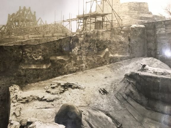 ICELibrary's tweet photo. Wow, we've manage to reach the end of #BuildingAZ, Z is for zoo buildings. Here are the Mappin terraces under construction, London Zoo, c. 1913-14, built by Stroyer and Adcock. The terraces were formed of reinforced concrete over a timber structure https://t.co/xZvkt30A3d https://t.co/7aMS0GjSrf