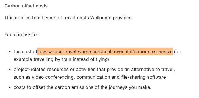 The <a href="/wellcometrust/">Wellcome</a> absolutely leading the way with their new grant schemes in so many wonderful ways. Can we please make this the new norm for grants?! 👇👇