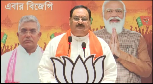 BJP4India's tweet photo. पीएम मोदी जी ने भारत की 80 करोड़ की जनता को मई और जून महीने के लिए 26 हजार करोड़ रुपये की लागत से प्रति व्यक्ति पांच किलो अनाज मुफ्त में देना सुनिश्चित किया है।

बंगाल में भाजपा सरकार बनने के बाद हर गरीब को इस योजना का लाभ मिलेगा।

- श्री @JPNadda
 
#EbarBJPEbarSonarBangla https://t.co/KCKifhR4wr