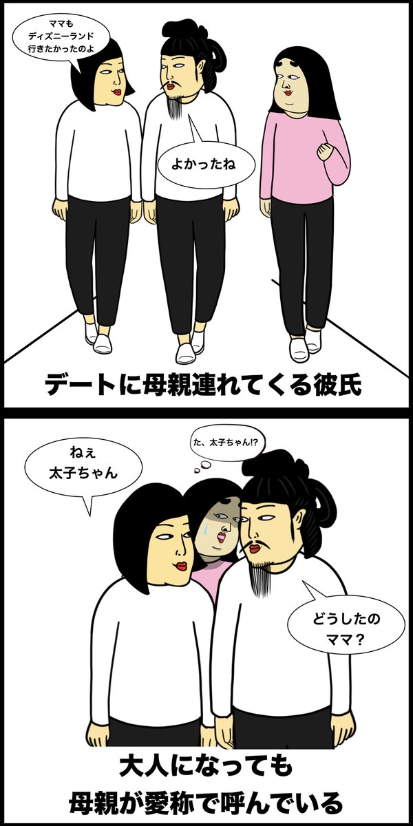 マザコン男あるある Busonの漫画