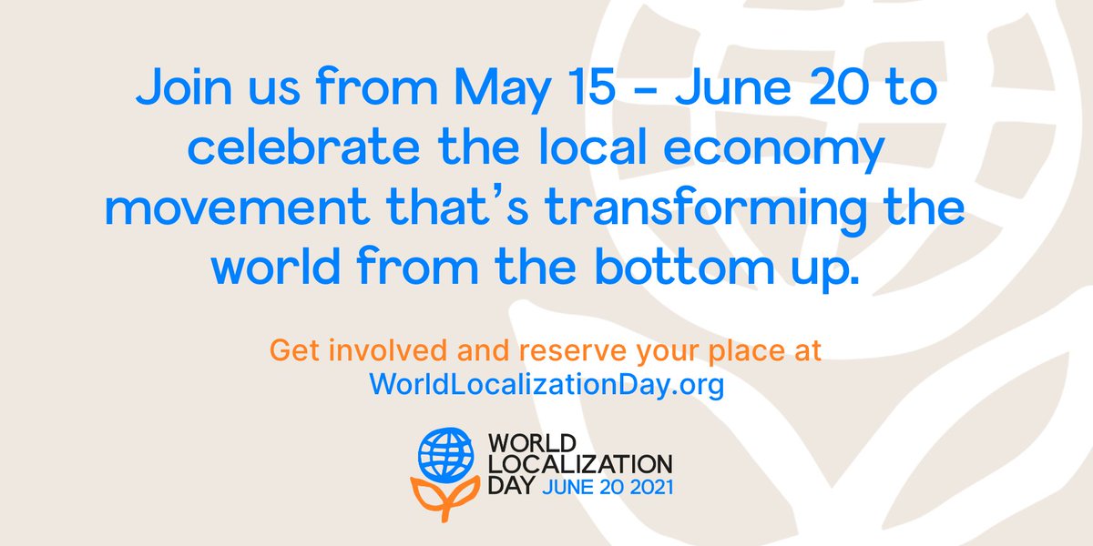 Wellbeing Economy Alliance - WEAll (@weall_alliance) on Twitter photo “We’re dedicated to building a brighter future for people and planet and that’s why we’ll be celebrating #WorldLocalizationDay 2021 with <a href="/LocalFutures_/">Local Futures / Economics of Happiness</a>. We hope you’ll join us! Find out how you can get involved and reserve your place at worldlocalizationday.org “We’re dedicated to building a brighter future for people and planet and that’s why we’ll be celebrating #WorldLocalizationDay 2021 with <a href="/LocalFutures_/">Local Futures / Economics of Happiness</a>. We hope you’ll join us! Find out how you can get involved and reserve your place at worldlocalizationday.org
