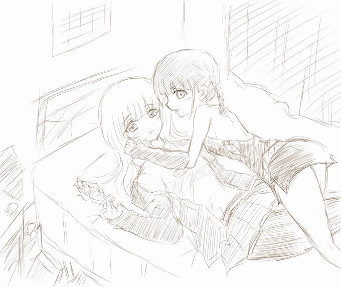 適当に誰かに乗ってもらった夢芽さんの落書き。 #SSSS_DYNAZENON 